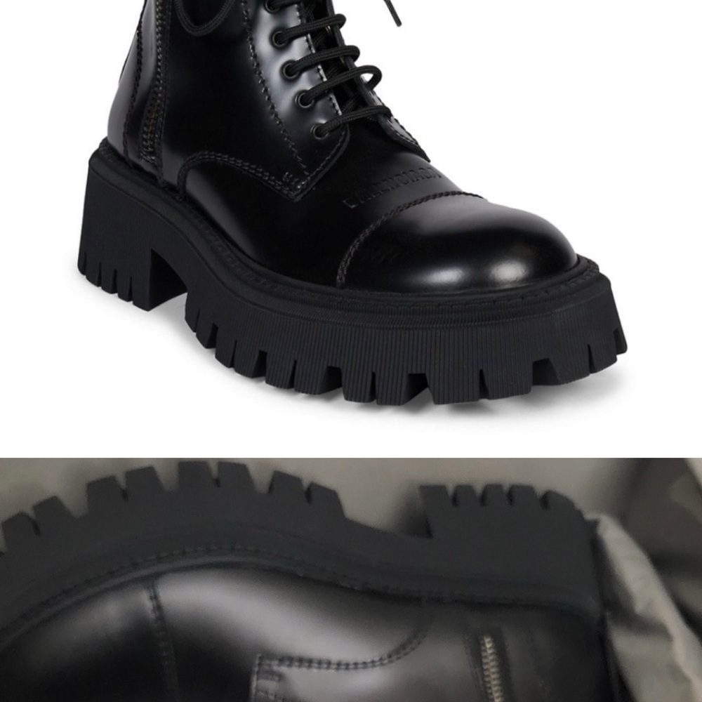 Balenciaga black trackor boots SOLD OUT EVERYWHERE